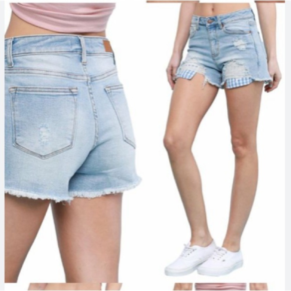 Judy Blue Light Blue Denim Shorts